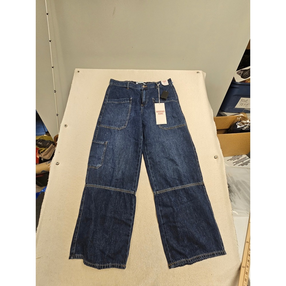 Celebrity Pink Dark Denim Wide Leg Flare Jeans